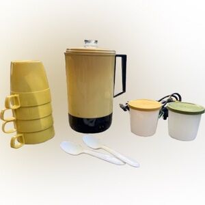 Decor Only: Vintage Montgomery Ward Coffee Percolator Set
